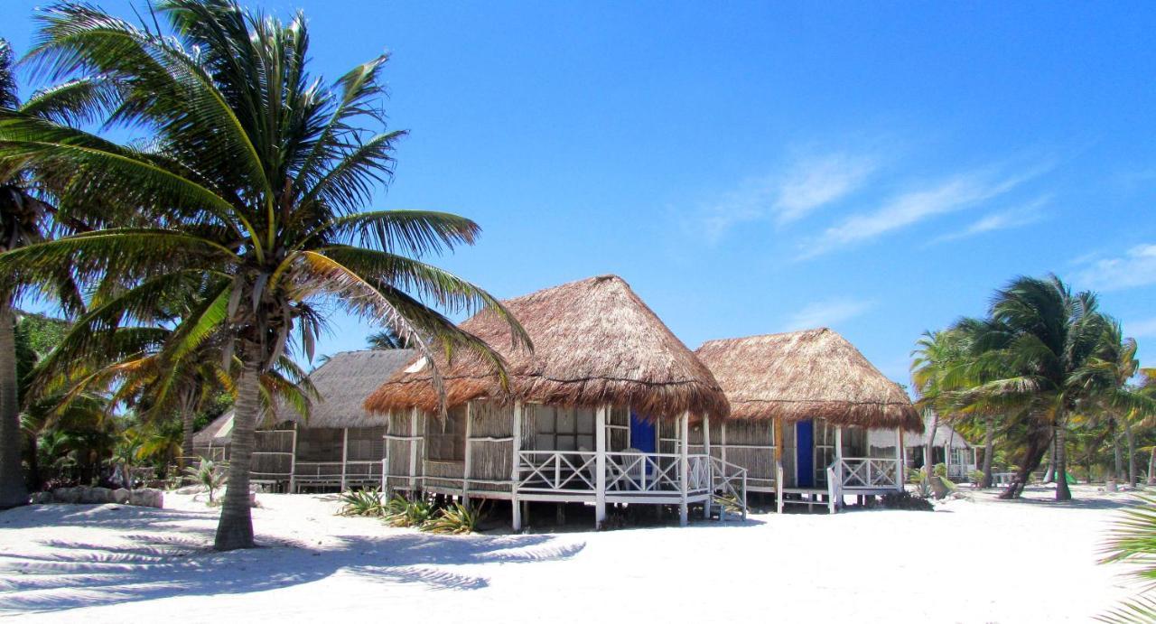 Cabanas Ecoturisticas Costa Maya Mahahual Exterior foto