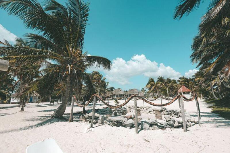 Cabanas Ecoturisticas Costa Maya Mahahual Exterior foto