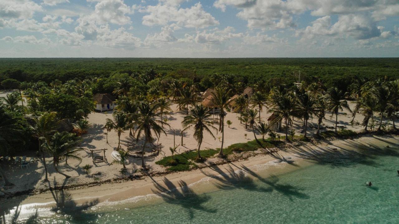 Cabanas Ecoturisticas Costa Maya Mahahual Exterior foto