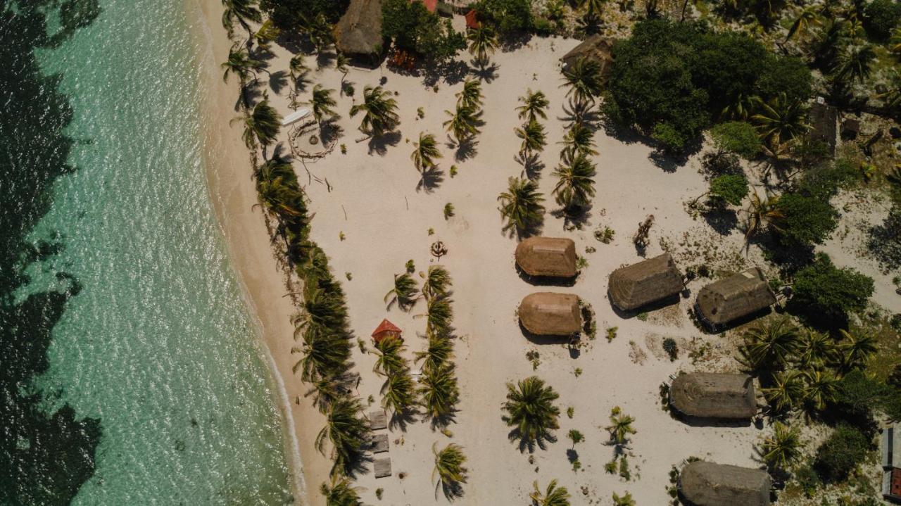 Cabanas Ecoturisticas Costa Maya Mahahual Exterior foto