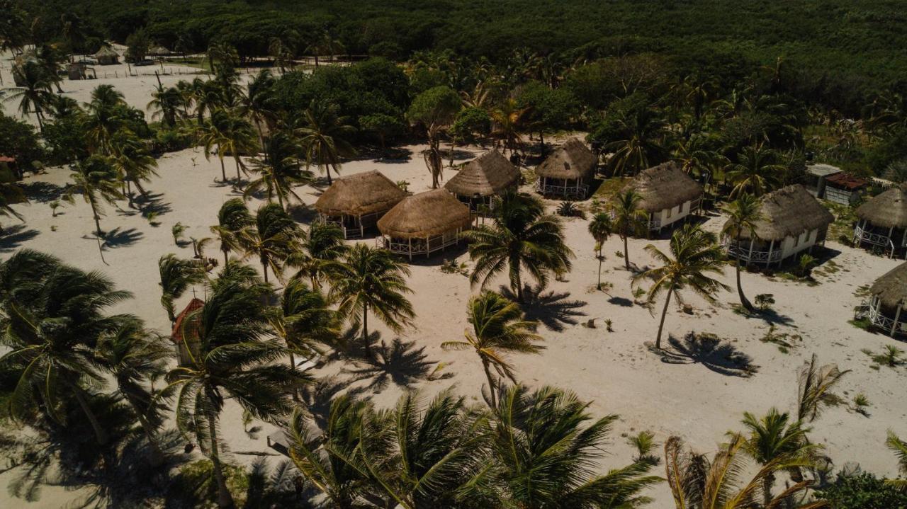 Cabanas Ecoturisticas Costa Maya Mahahual Exterior foto