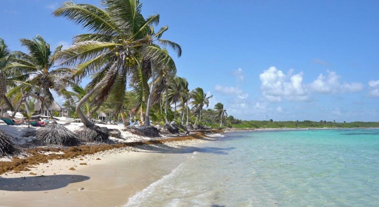 Cabanas Ecoturisticas Costa Maya Mahahual Exterior foto