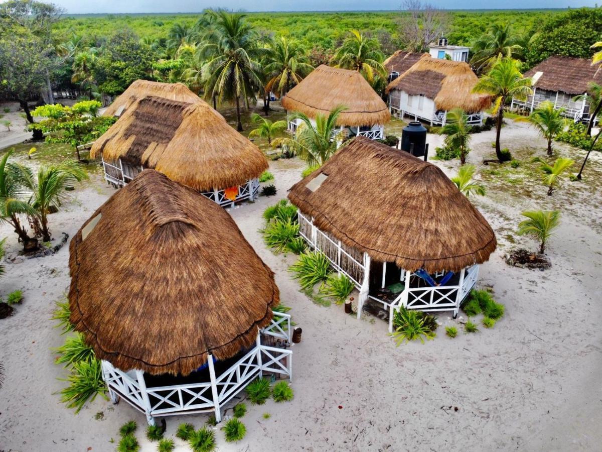 Cabanas Ecoturisticas Costa Maya Mahahual Exterior foto