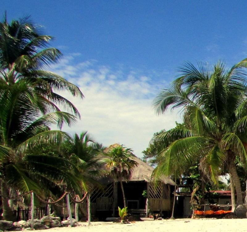 Cabanas Ecoturisticas Costa Maya Mahahual Exterior foto